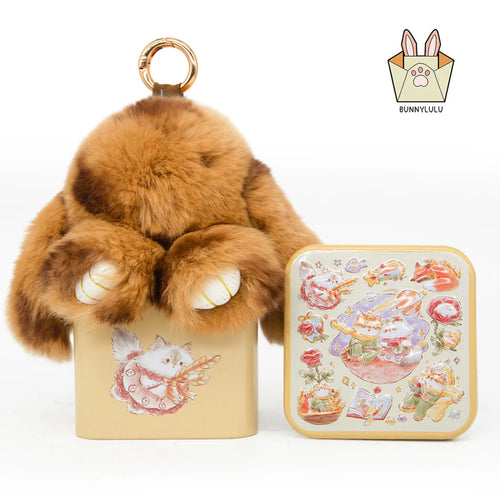 BunnyLulu Spotted Keychain with Collector's Tin