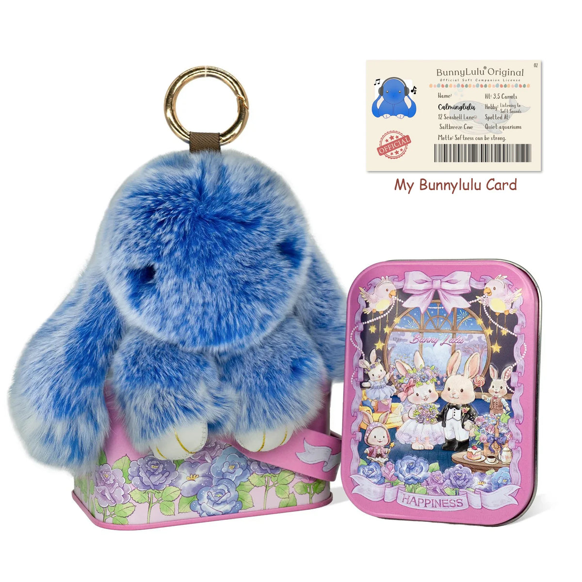BunnyLulu Plush Keychain with Collector's Tin