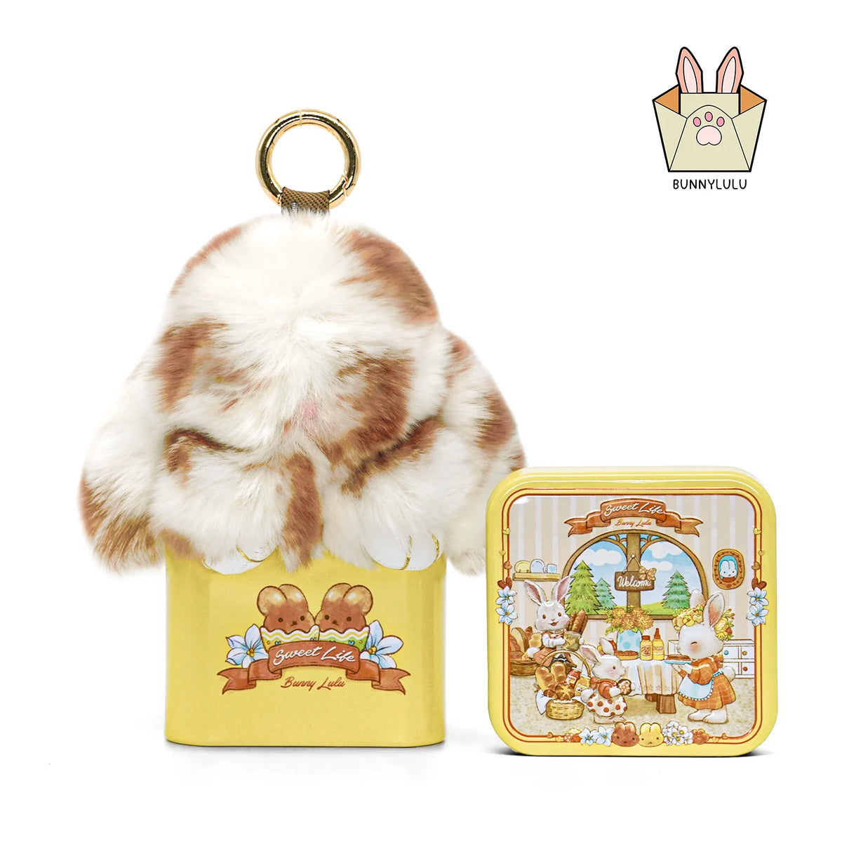 BunnyLulu Spotted Keychain with Collector's Tin