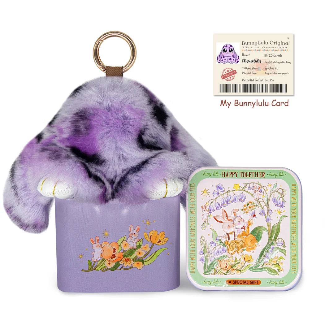 BunnyLulu Spotted Keychain with Collector's Tin